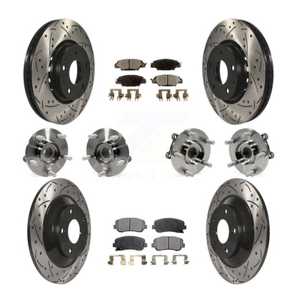 [Avant + Arrière] Kit d'ensemble roulement de roue et moyeu pour Mazda CX-5 KBB-110875