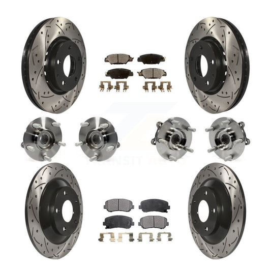 [Avant + Arrière] Kit d'ensemble roulement de roue et moyeu pour Mazda CX-5 KBB-110875
