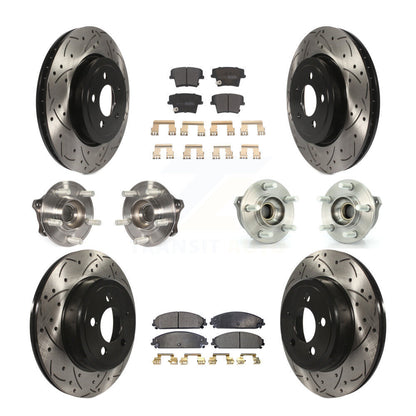 [Avant + Arrière] Kit d'ensemble roulement de roue et moyeu pour Dodge Charger Chrysler 300 Challenger KBB-110876