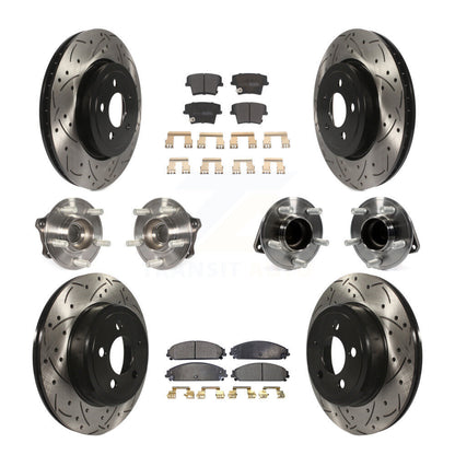 [Avant + Arrière] Kit d'ensemble roulement de roue et moyeu pour Dodge Challenger Chrysler 300 Charger KBB-110879