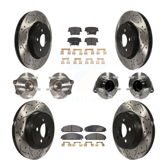 [Avant + Arrière] Kit d'ensemble roulement de roue et moyeu pour Dodge Challenger Chrysler 300 Charger KBB-110879