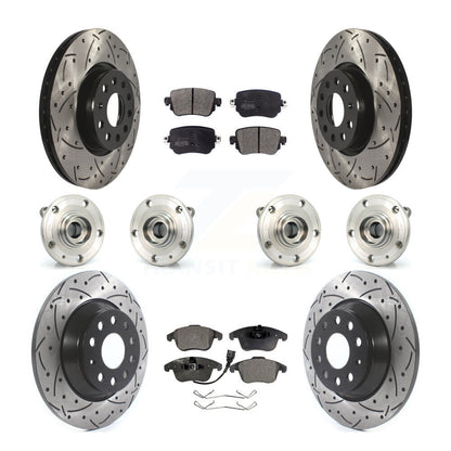 [Avant + Arrière] Kit d'ensemble roulement de roue et moyeu pour Audi Q3 Quattro KBB-110891