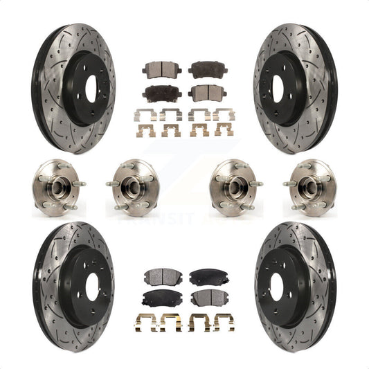 [Avant + Arrière] Kit d'ensemble roulement de roue et moyeu pour 2018-2019 Chevrolet Impala KBB-110903 par Transit Auto
