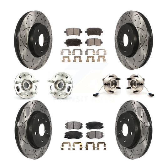 [Avant + Arrière] Kit d'ensemble roulement de roue et moyeu pour 2010 Buick Allure KBB-110904