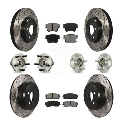 [Avant + Arrière] Kit d'ensemble roulement de roue et moyeu pour Chrysler 300 Dodge Charger Magnum KBB-110966