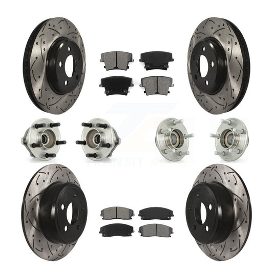 [Avant + Arrière] Kit d'ensemble roulement de roue et moyeu pour Chrysler 300 Dodge Charger Magnum KBB-110966