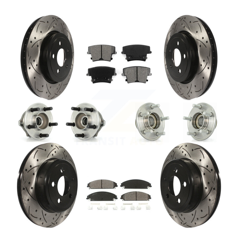 [Avant + Arrière] Kit d'ensemble roulement de roue et moyeu pour Chrysler 300 Dodge Charger Magnum KBB-110967