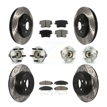 [Avant + Arrière] Kit d'ensemble roulement de roue et moyeu pour 2005-2006 Chrysler 300 AWD avec 3.5L KBB-110970