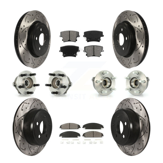 [Avant + Arrière] Kit d'ensemble roulement de roue et moyeu pour 2005-2006 Chrysler 300 AWD avec 3.5L KBB-110970