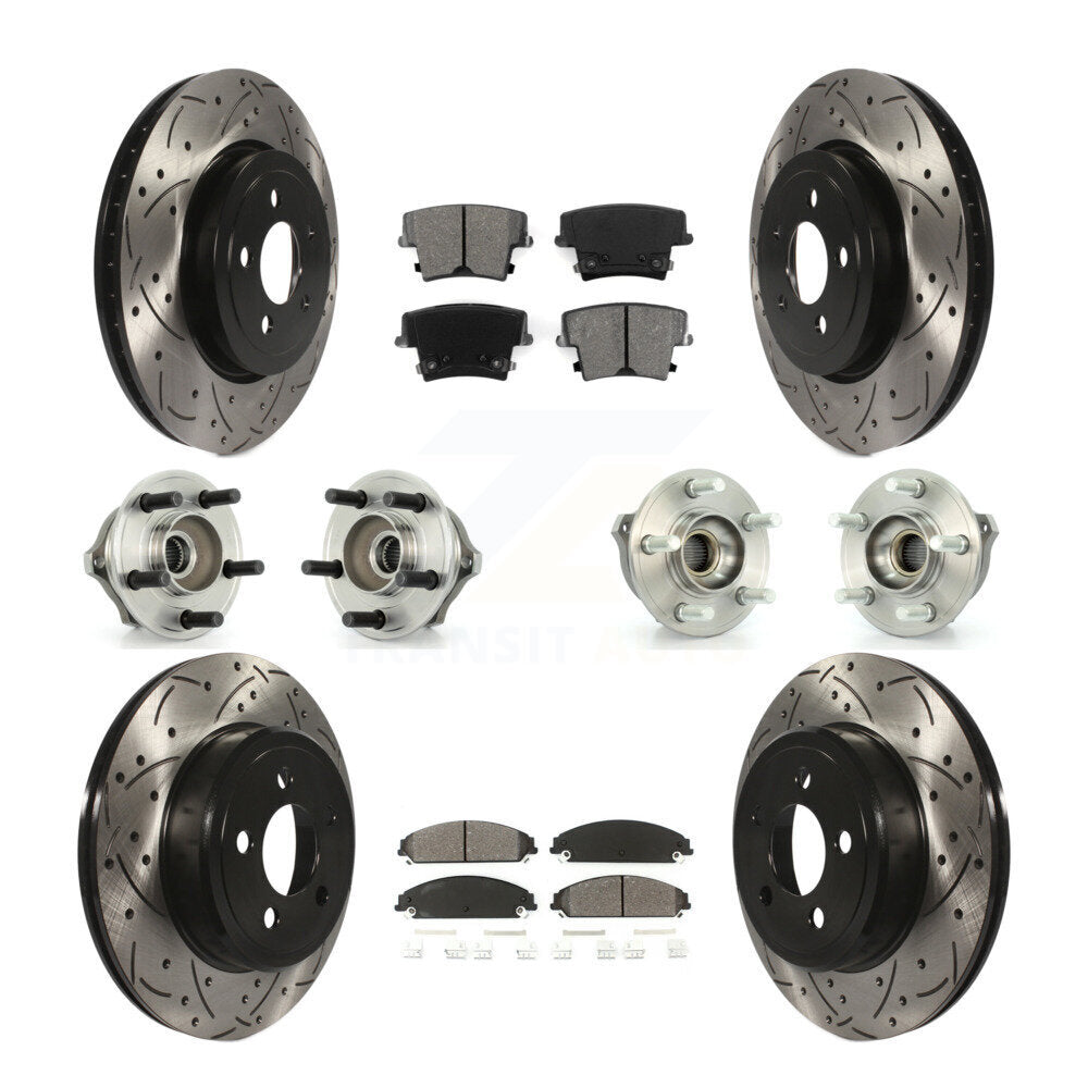[Avant + Arrière] Kit d'ensemble roulement de roue et moyeu pour Chrysler 300 Dodge Charger Magnum KBB-110971