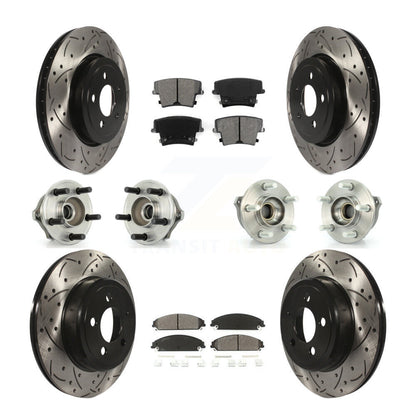 [Avant + Arrière] Kit d'ensemble roulement de roue et moyeu pour Chrysler 300 Dodge Charger Magnum KBB-110971