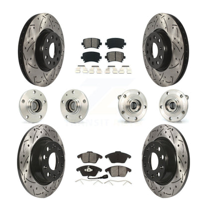 [Avant + Arrière] Kit d'ensemble roulement de roue et moyeu pour Volkswagen CC Passat KBB-110973