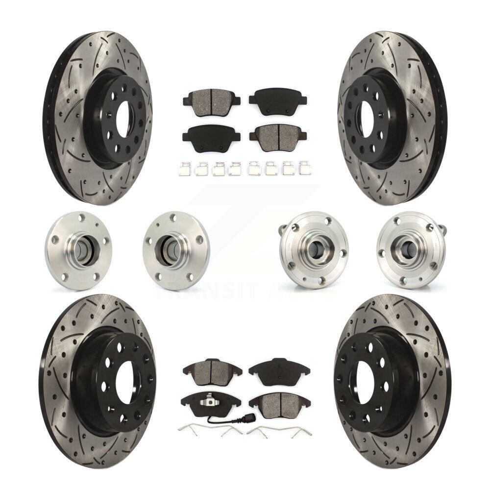 [Avant + Arrière] Kit d'ensemble roulement de roue et moyeu pour Volkswagen Beetle GTI KBB-110974