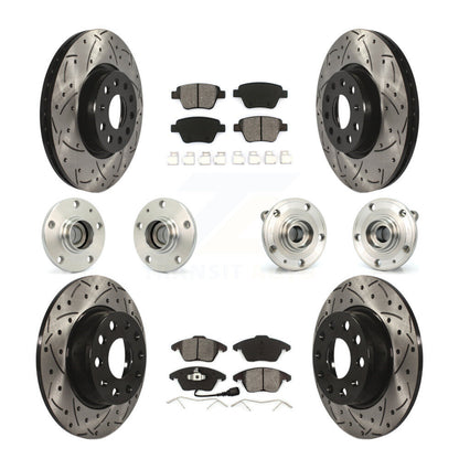 [Avant + Arrière] Kit d'ensemble roulement de roue et moyeu pour Volkswagen Beetle GTI KBB-110974