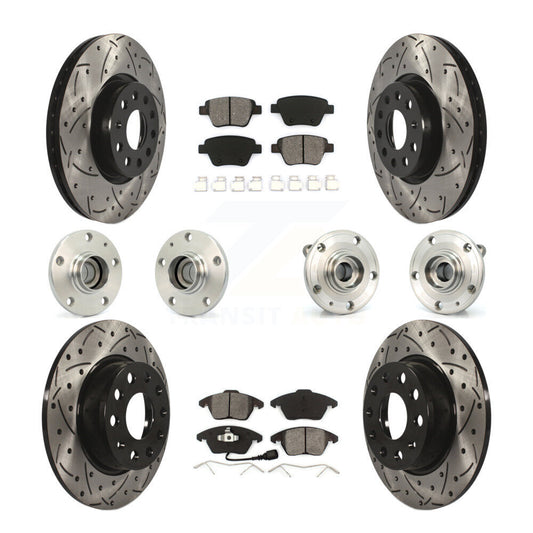 [Avant + Arrière] Kit d'ensemble roulement de roue et moyeu pour Volkswagen Beetle GTI KBB-110974