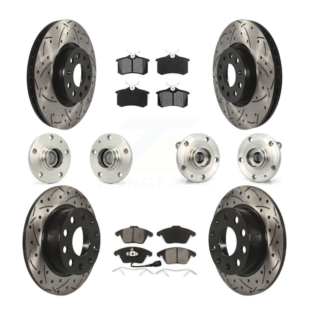 [Avant + Arrière] Kit d'ensemble roulement de roue et moyeu pour Volkswagen Jetta Beetle KBB-110976