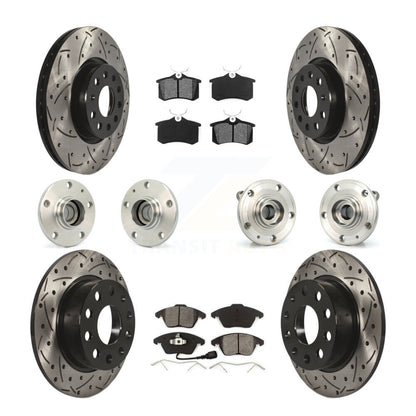 [Avant + Arrière] Kit d'ensemble roulement de roue et moyeu pour Volkswagen Jetta Beetle KBB-110976