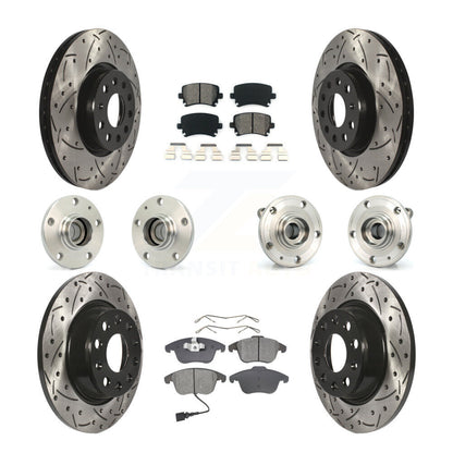 [Avant + Arrière] Kit d'ensemble roulement de roue et moyeu pour Volkswagen Tiguan Audi Q3 KBB-110977