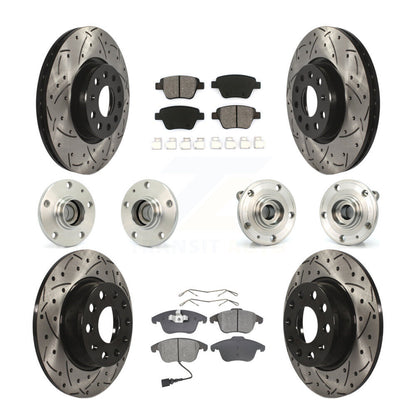 [Avant + Arrière] Kit d'ensemble roulement de roue et moyeu pour Volkswagen Passat KBB-110978