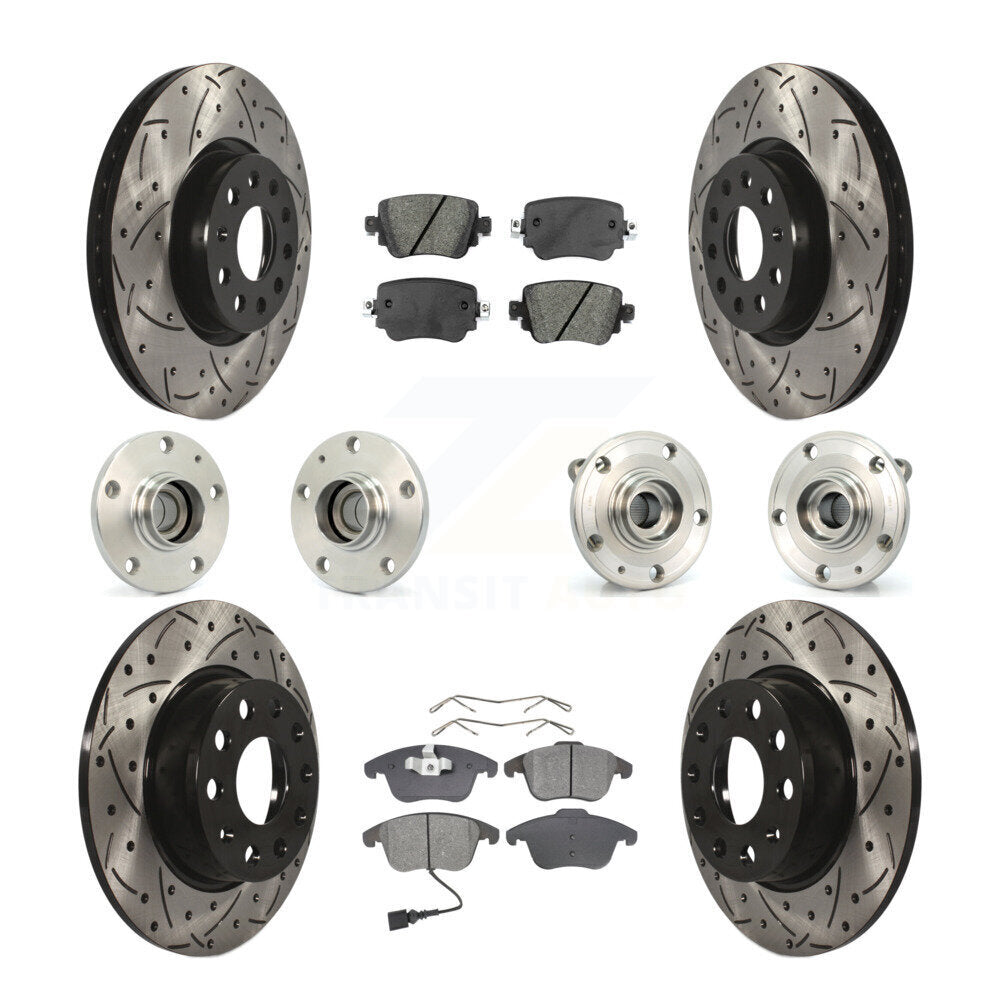 [Avant + Arrière] Kit d'ensemble roulement de roue et moyeu pour Volkswagen Passat KBB-110979