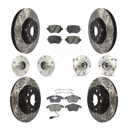 [Avant + Arrière] Kit d'ensemble roulement de roue et moyeu pour Volkswagen Passat KBB-110979