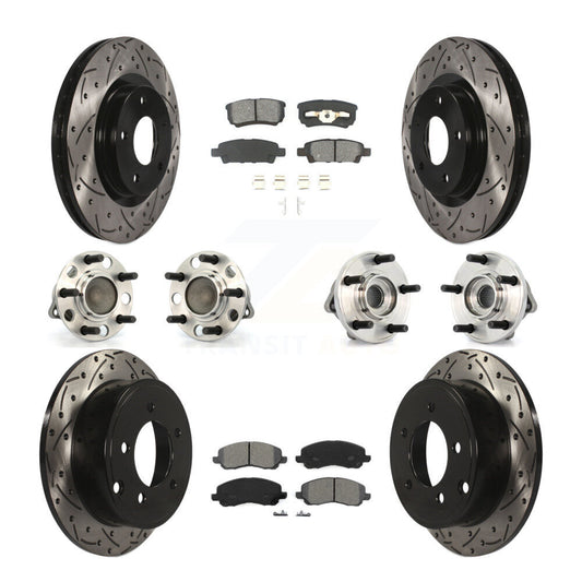 [Avant + Arrière] Kit d'ensemble roulement de roue et moyeu pour Dodge Chrysler Avenger Sebring 200 Caliber KBB-110994