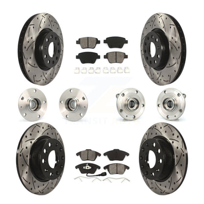 [Avant + Arrière] Kit d'ensemble roulement de roue et moyeu pour Volkswagen GTI avec 30mm bearing KBB-110997