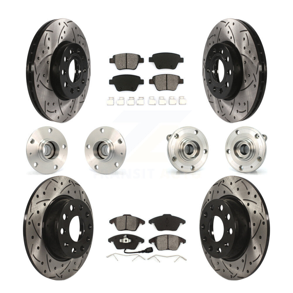 [Avant + Arrière] Kit d'ensemble roulement de roue et moyeu pour Volkswagen Beetle KBB-110999