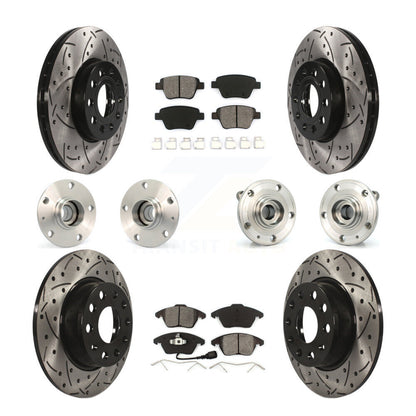 [Avant + Arrière] Kit d'ensemble roulement de roue et moyeu pour Volkswagen Beetle KBB-110999