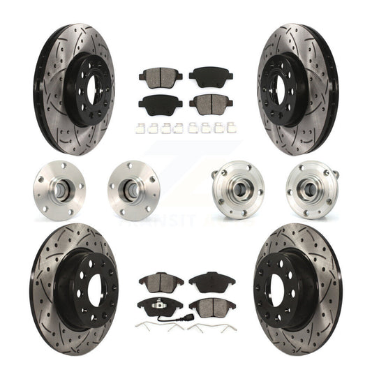 [Avant + Arrière] Kit d'ensemble roulement de roue et moyeu pour Volkswagen Beetle KBB-110999