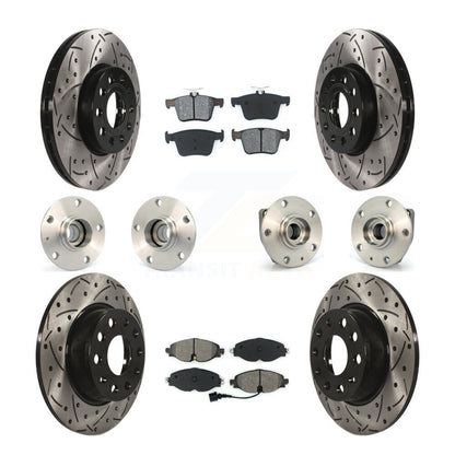 [Avant + Arrière] Kit d'ensemble roulement de roue et moyeu pour 2015-2019 Volkswagen e-Golf KBB-111006