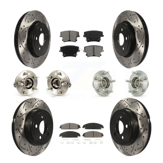 [Avant + Arrière] Kit d'ensemble roulement de roue et moyeu pour Dodge Chrysler 300 Charger Challenger KBB-111012