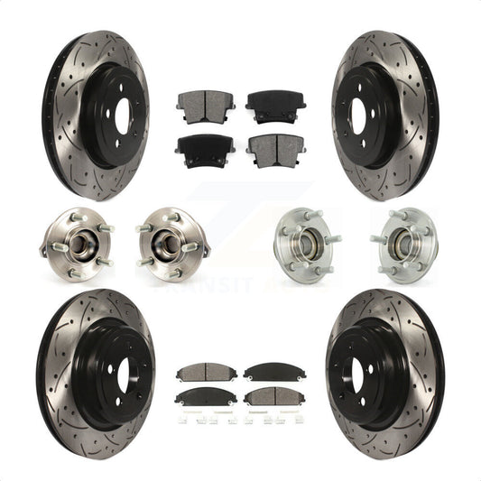 [Avant + Arrière] Kit d'ensemble roulement de roue et moyeu pour Dodge Charger avec Police Package KBB-111013 par Transit Auto