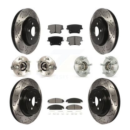 [Avant + Arrière] Kit d'ensemble roulement de roue et moyeu pour Dodge Charger avec Police Package KBB-111013