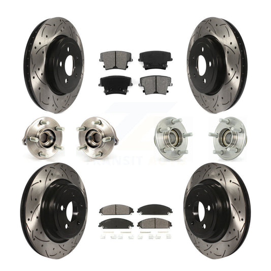 [Avant + Arrière] Kit d'ensemble roulement de roue et moyeu pour Dodge Charger avec Police Package KBB-111013