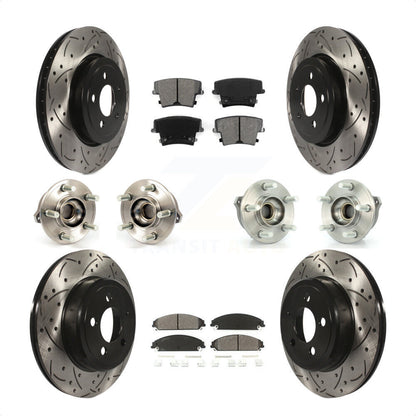 [Avant + Arrière] Kit d'ensemble roulement de roue et moyeu pour Dodge Charger Chrysler 300 KBB-111015 par Transit Auto