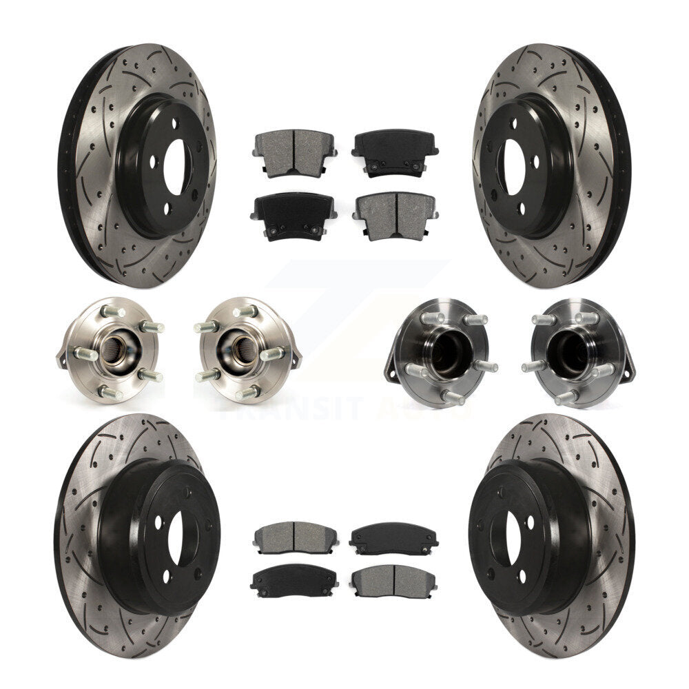 [Avant + Arrière] Kit d'ensemble roulement de roue et moyeu pour Dodge Charger Chrysler 300 KBB-111017