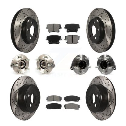 [Avant + Arrière] Kit d'ensemble roulement de roue et moyeu pour Dodge Charger Chrysler 300 KBB-111017