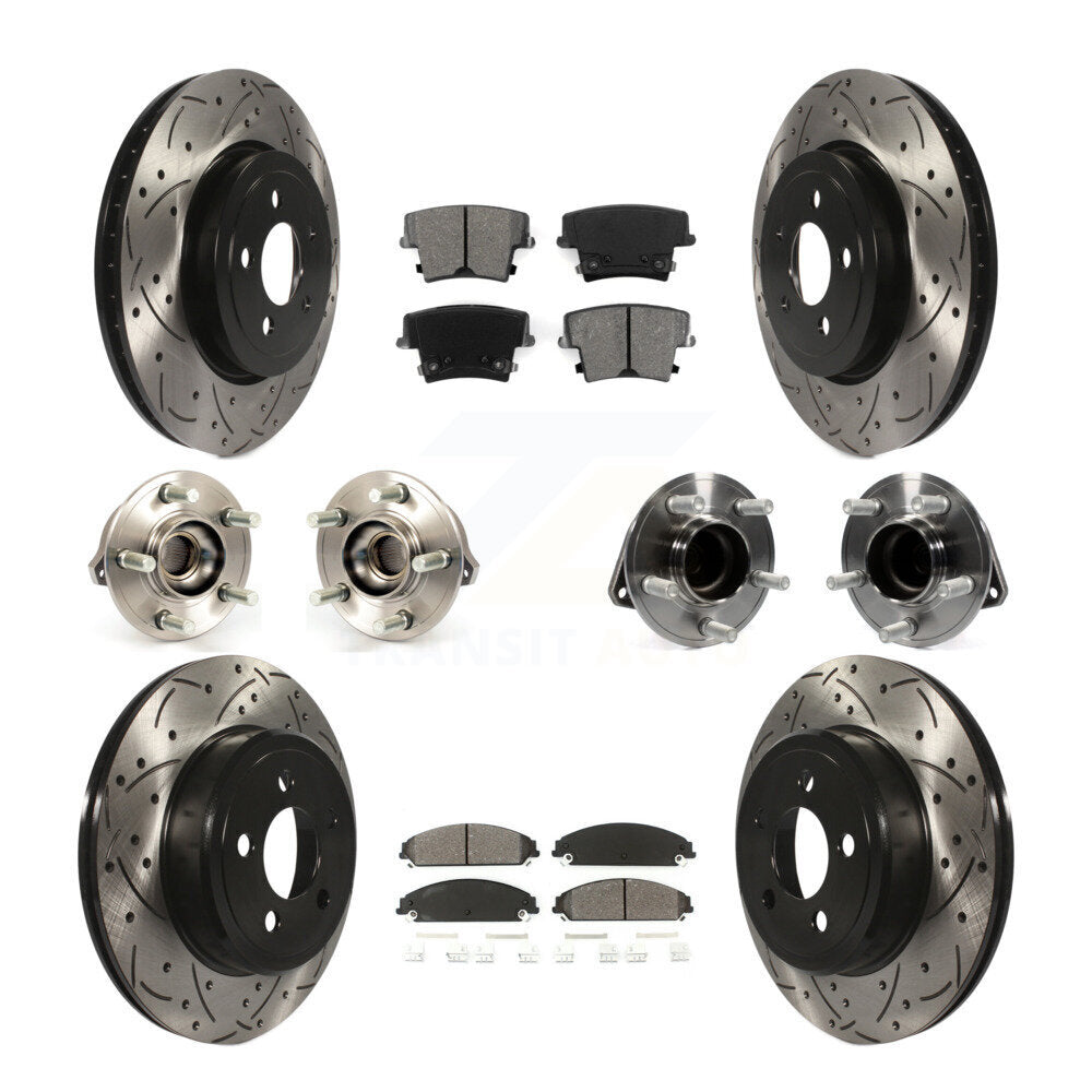 [Avant + Arrière] Kit d'ensemble roulement de roue et moyeu pour Dodge Chrysler 300 Charger Challenger KBB-111018