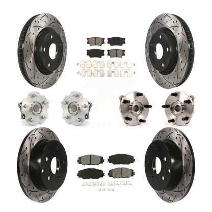 [Avant + Arrière] Kit d'ensemble roulement de roue et moyeu pour Toyota RAV4 avec 3rd Row Seating KBB-111020