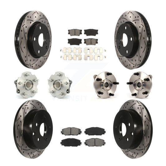 [Avant + Arrière] Kit d'ensemble roulement de roue et moyeu pour Toyota RAV4 Lexus HS250h KBB-111021