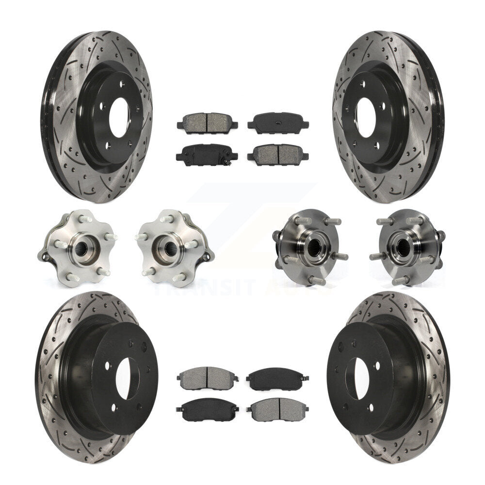 [Avant + Arrière] Kit d'ensemble roulement de roue et moyeu pour Nissan Juke KBB-111026