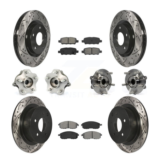 [Avant + Arrière] Kit d'ensemble roulement de roue et moyeu pour Nissan Juke KBB-111026