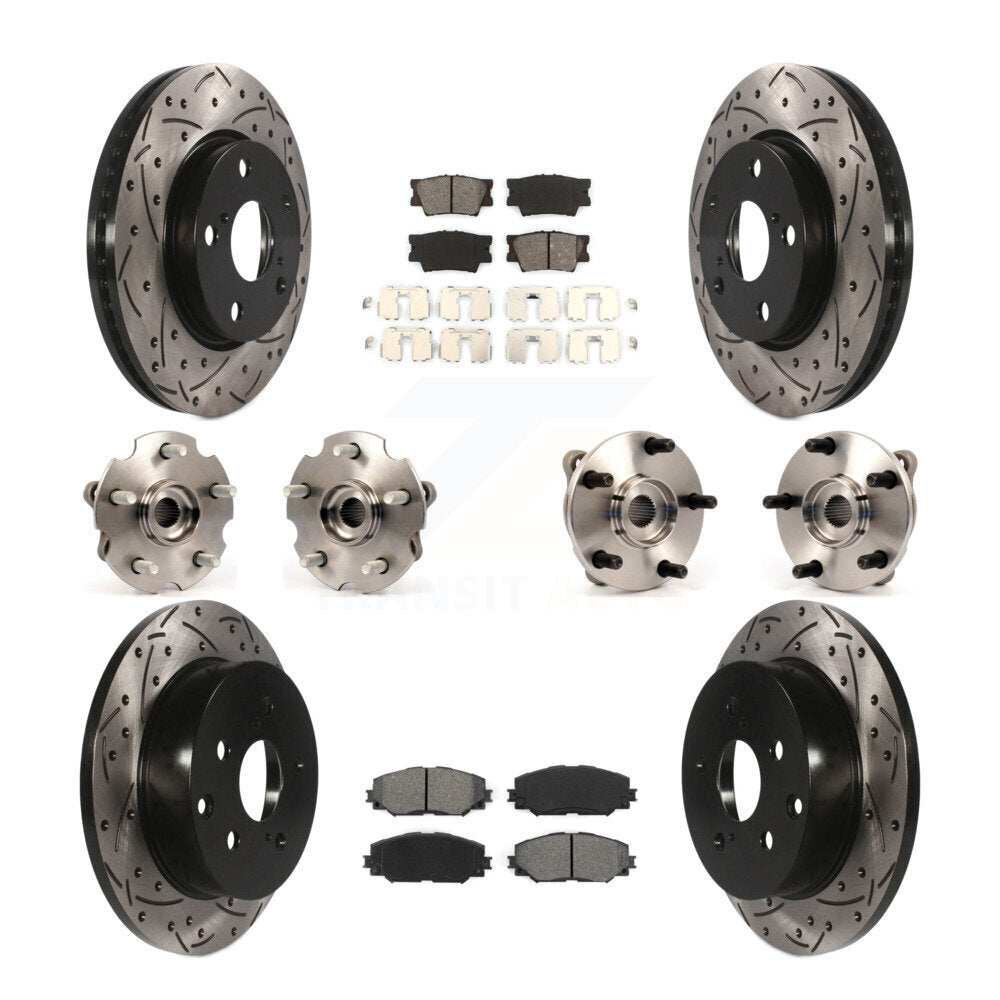 [Avant + Arrière] Kit d'ensemble roulement de roue et moyeu pour Toyota RAV4 sans 3rd Row Seating KBB-111028