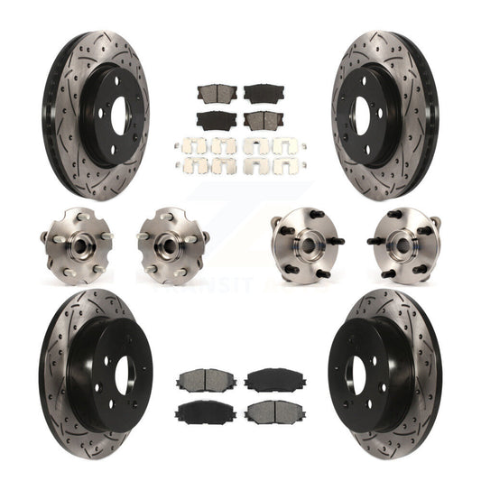 [Avant + Arrière] Kit d'ensemble roulement de roue et moyeu pour Toyota RAV4 sans 3rd Row Seating KBB-111028