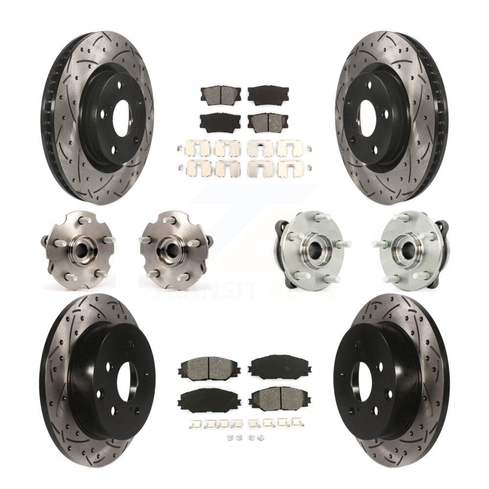 [Avant + Arrière] Kit d'ensemble roulement de roue et moyeu pour Toyota RAV4 KBB-111029