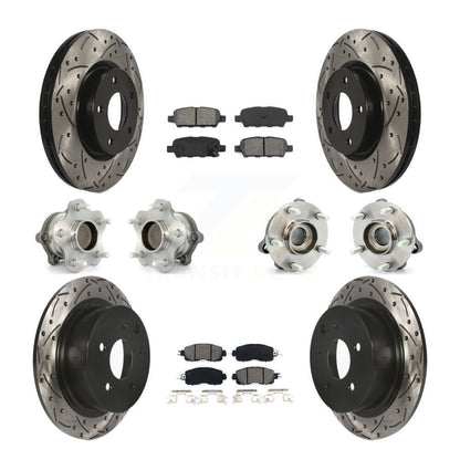 [Avant + Arrière] Kit d'ensemble roulement de roue et moyeu pour Nissan Altima KBB-111050