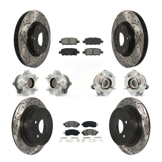 [Avant + Arrière] Kit d'ensemble roulement de roue et moyeu pour Nissan Altima KBB-111050