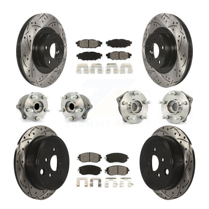 [Avant + Arrière] Kit d'ensemble roulement de roue et moyeu pour Subaru Outback Impreza Forester Legacy KBB-111054