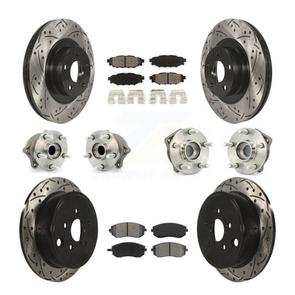 [Avant + Arrière] Kit d'ensemble roulement de roue et moyeu pour Subaru Outback Forester Impreza Legacy KBB-111055